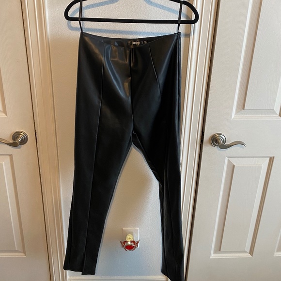 Missguided Pants - Missguided leather pants